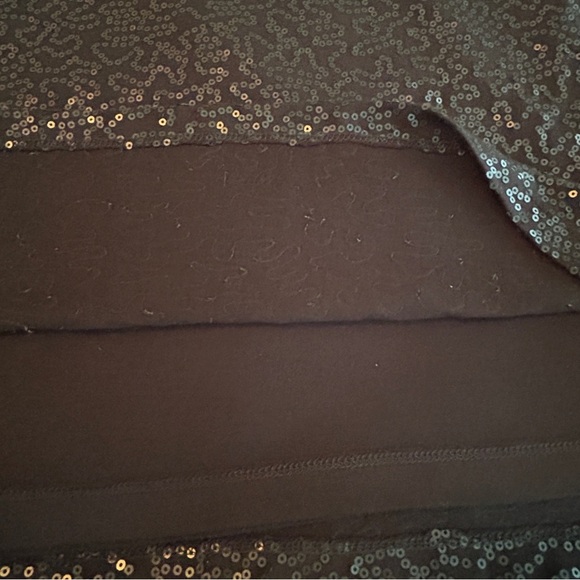 Talbots Black Sequin Tank Top Sleeveless Sparkly Party Cocktail Plus Size 2X P - Picture 13 of 15